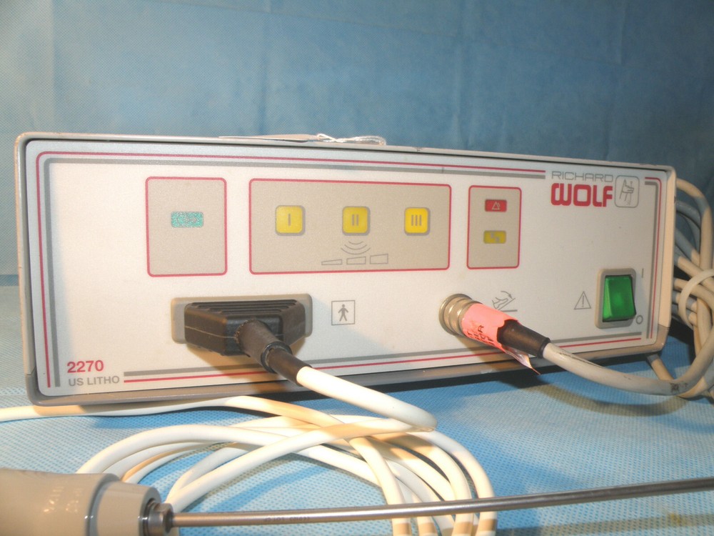 Wolf 2270 Litho Lithotriptor & Transducer probe, footswitch