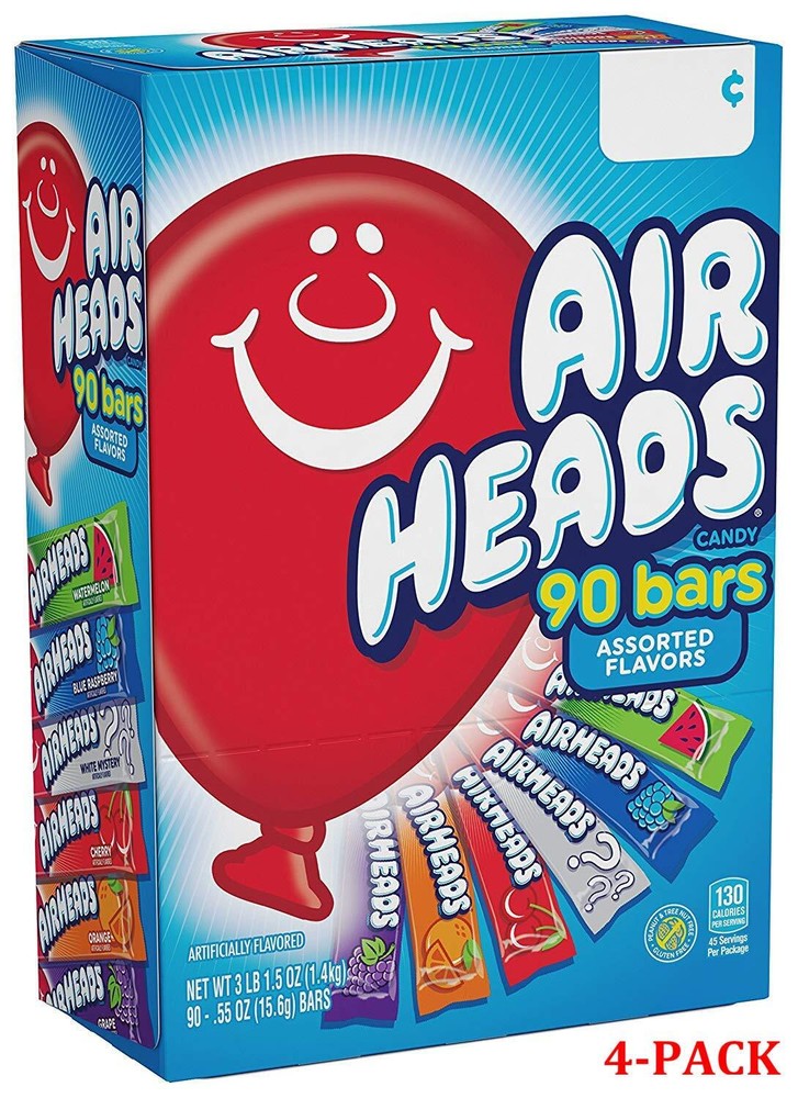Candy Bars, Variety Stocking Stuffers Bulk Box, Chewy Full Size Fruit Taffy,