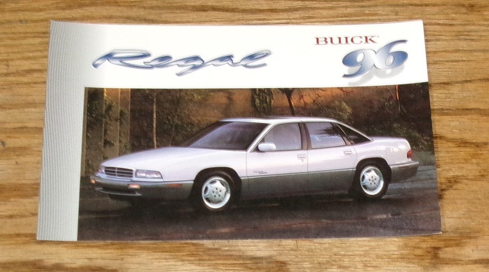 Original 1996 Buick Regal Postcard 96