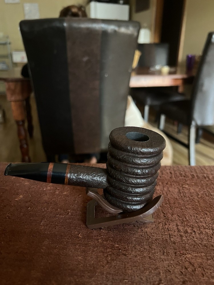 Joe Case Unique Round Stack Briar Pipe