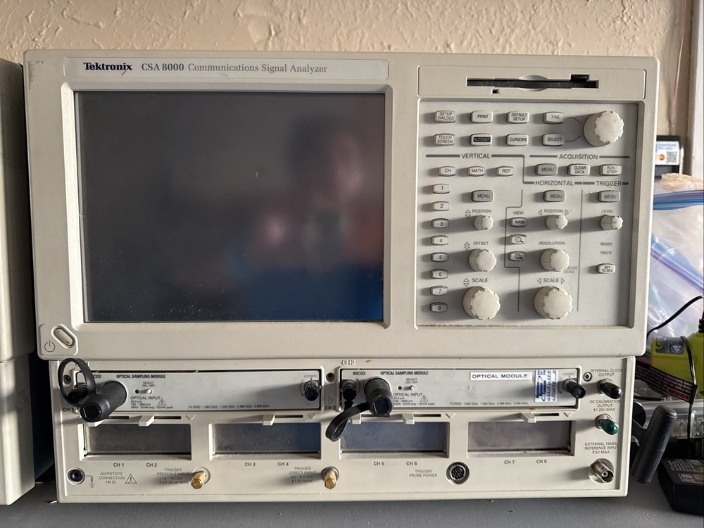 2 Tektronix CSA 8000B Communications Signal Analyzer