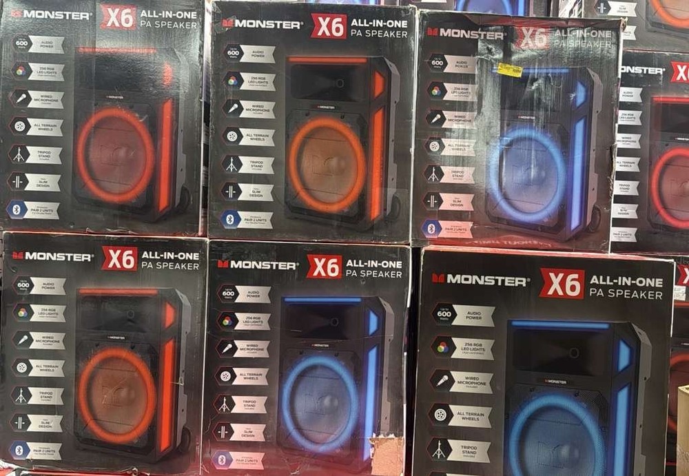 Monster X6 All-in-One PA Bluetooth Speaker System