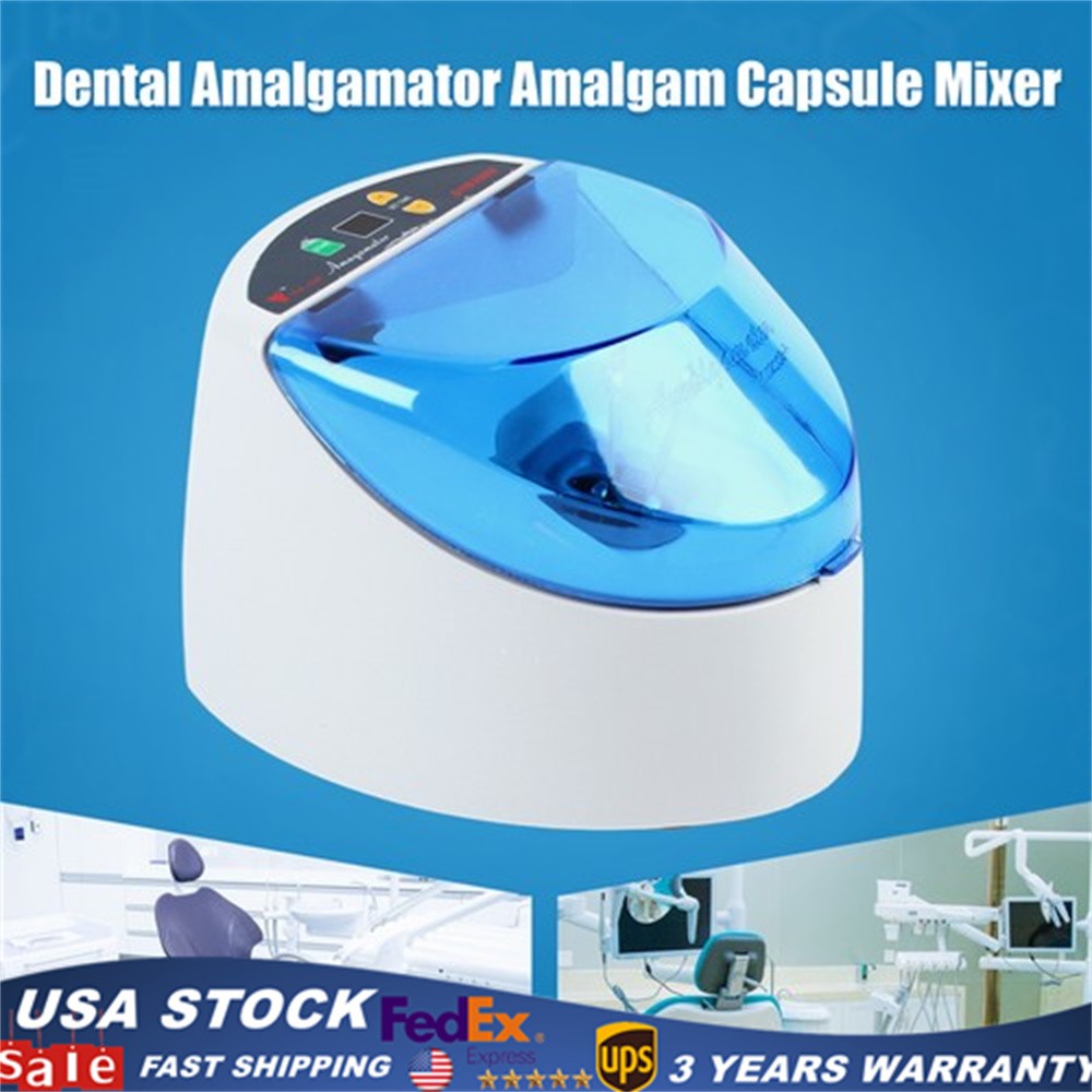 Dental Amalgamator Digital Amalgam Machine Amalgamator Capsule Mixer & Timer USA