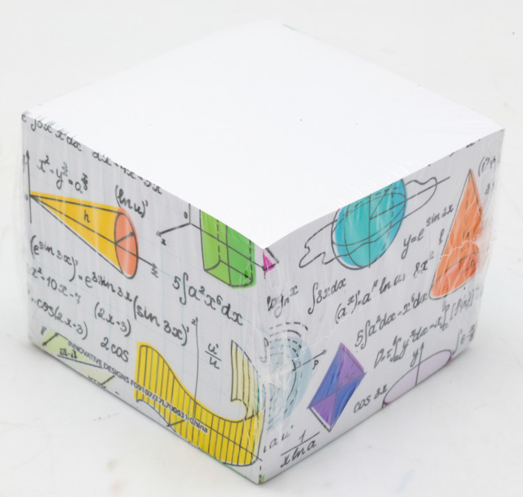 Mathematical Stationery Set Binder Clips File Folders Memo Cube & More Math Fun