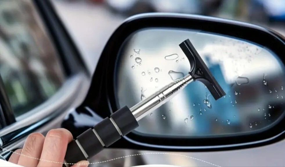 Retractable Stainless Steel Squeegee