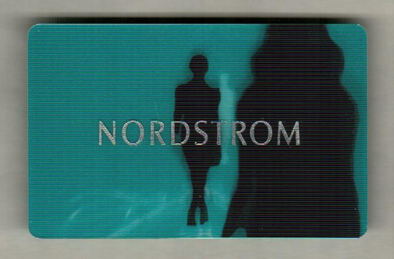NORDSTROM Models Walking Catwalk ( 2005 ) Lenticular Gift Card ( $0 )