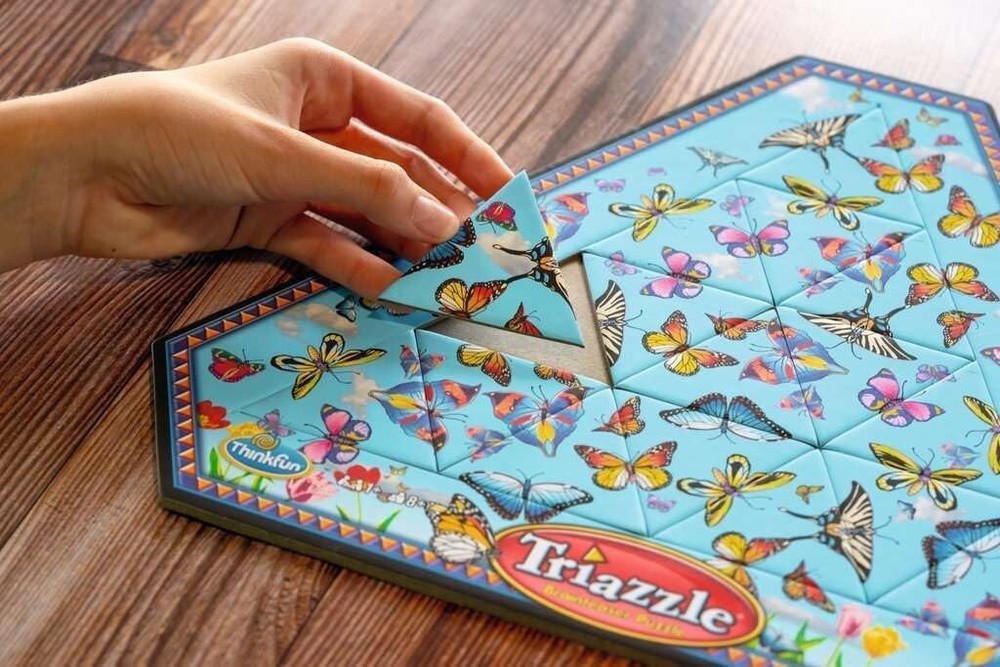 Think Fun Triazzle Picture Brain Puzzle Multi-Pack -Frog-Dolphin Memory