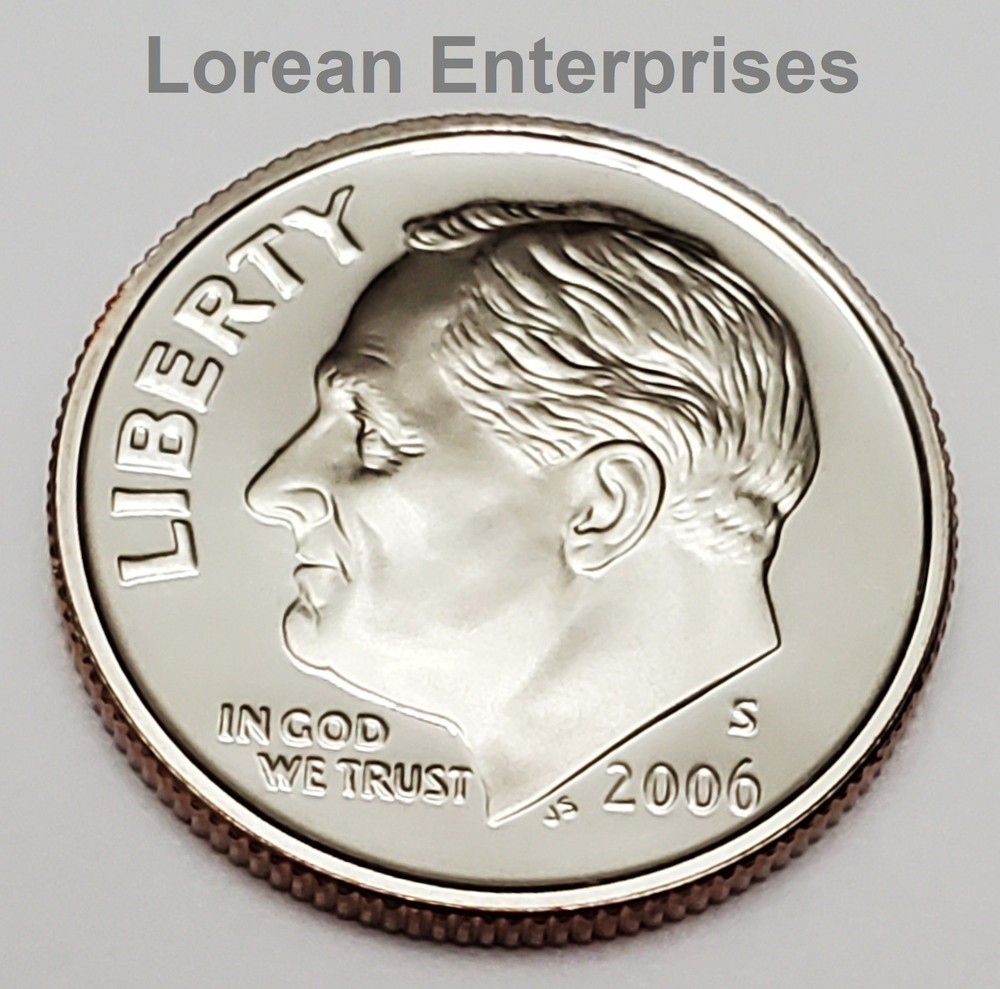 2006 S Roosevelt Dime CLAD ✼ PROOF✼