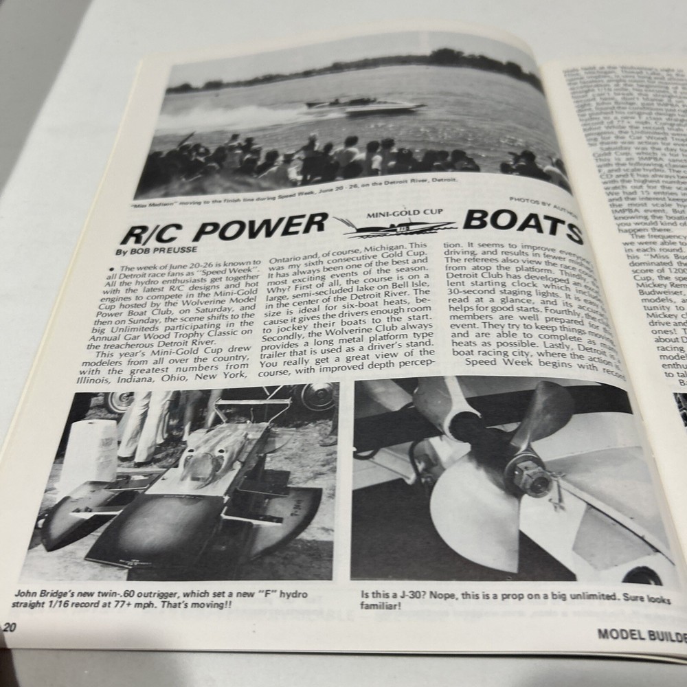 Vintage Model Builder Magazine November 1977
