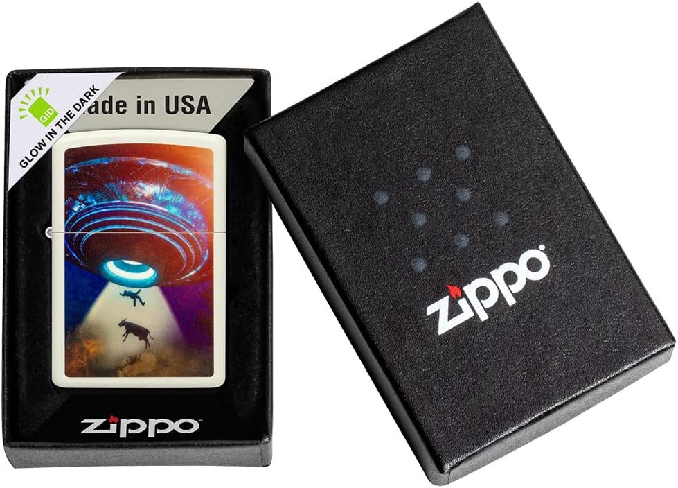 ZIPPO 49838 UFO Design Glow Classic Windproof Lighter