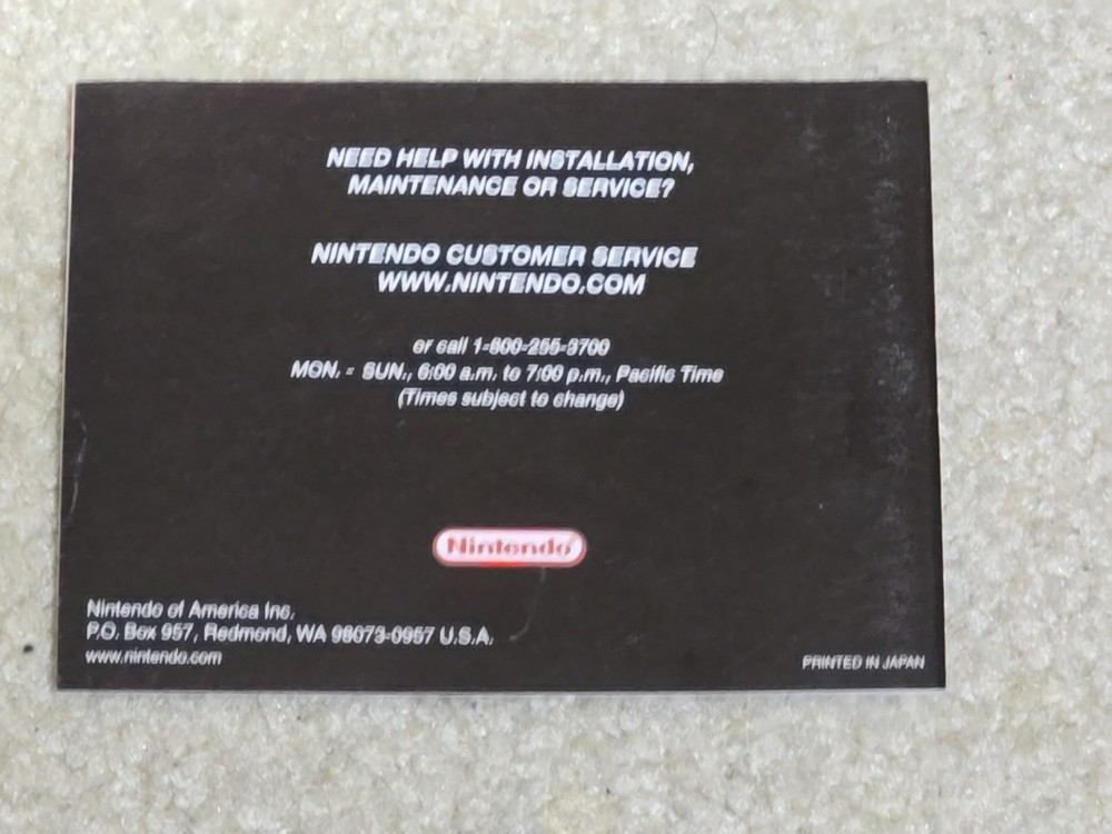 metroid gameboy advance Manual Only AUTHENTIC