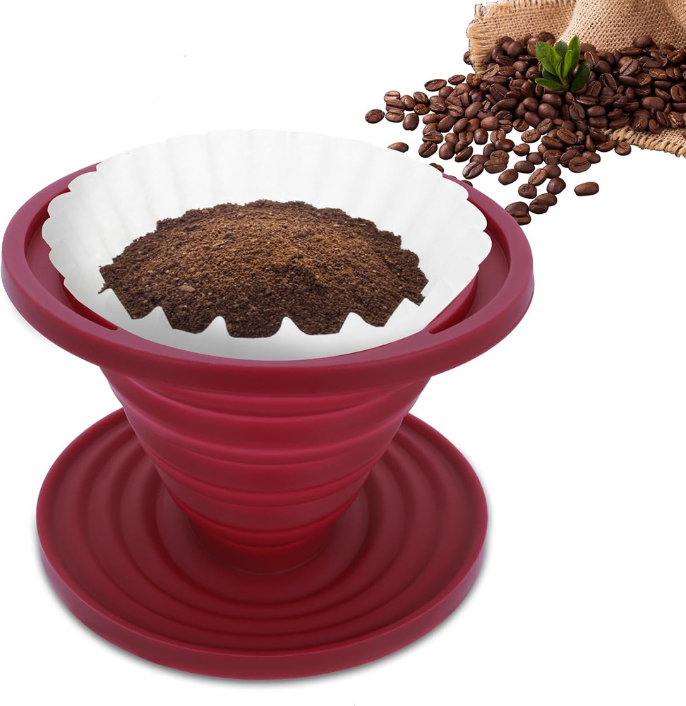Pour over Coffee Maker Portable Coffee Maker Foldable Reusable Pour over Coffees