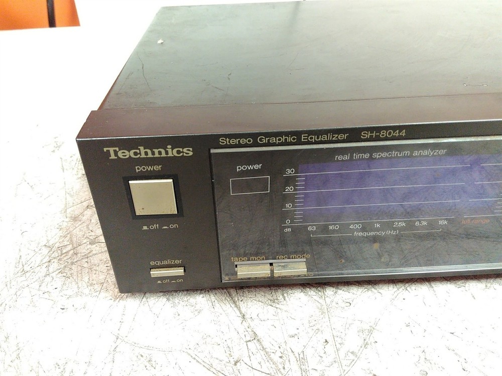 Power Tested Only Technics SH-8044 Stereo Graphic Equalizer AS-IS