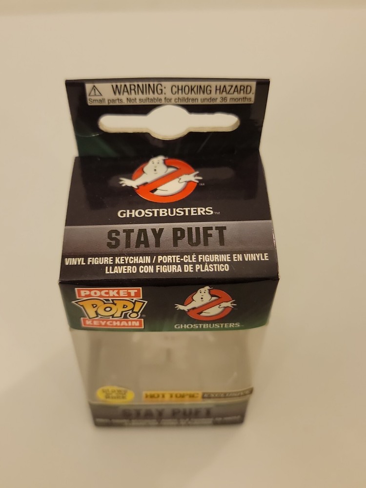 Funko Pop! Pocket Pop Keychain Ghostbusters STAY PUFT (GITD) Special Edition New