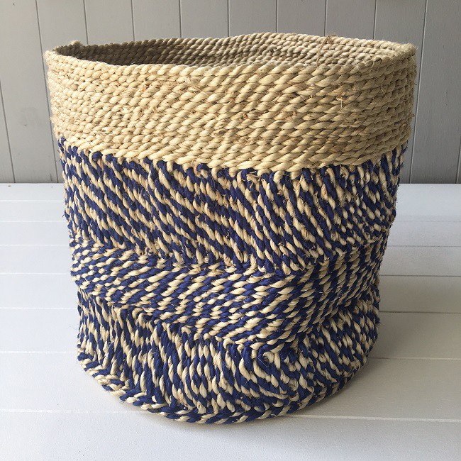Carnival Natural Basket Denim Blue