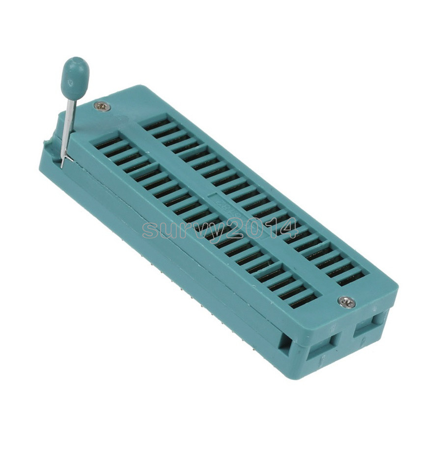 2pcs Multi-function Universal 40P 40Pin ZIF ZIP DIP IC Test Tester Board Socket