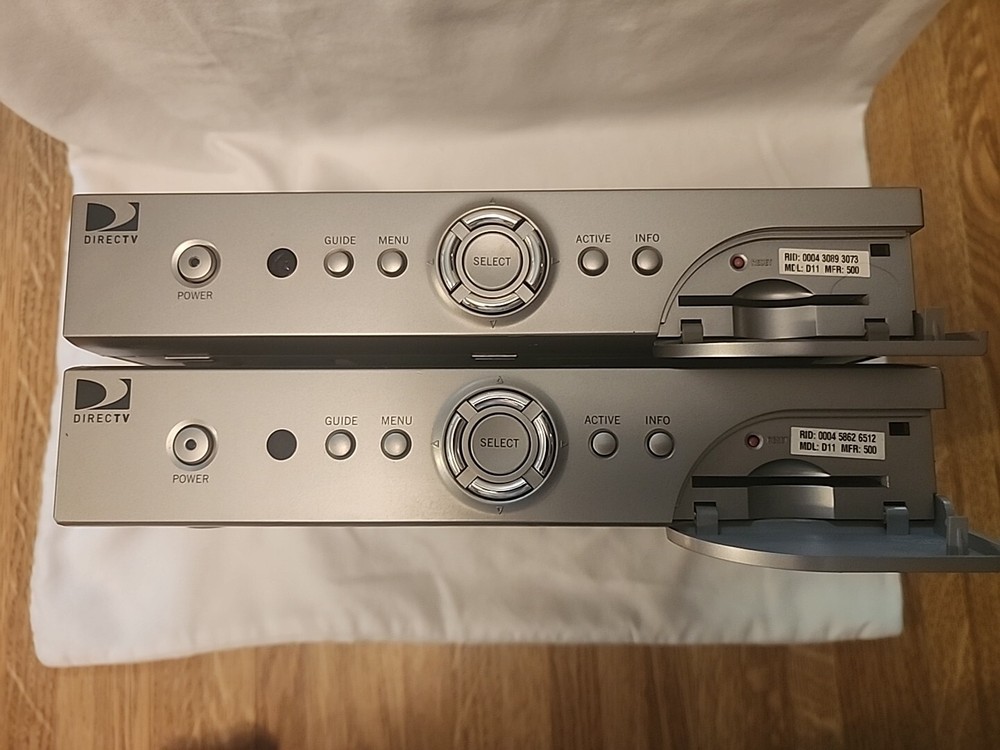 Direct TV Two D11 Recievers Untested