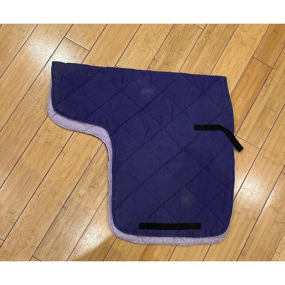 Solid Purple English Saddle Pad