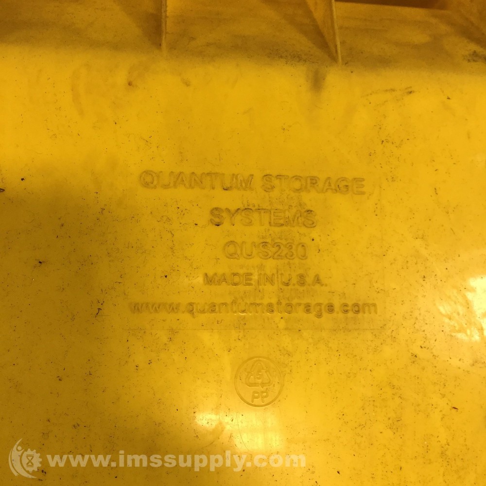 Quantum Storage Systems QUS230 Ultra Stack and Hang Bin, Yellow USIP