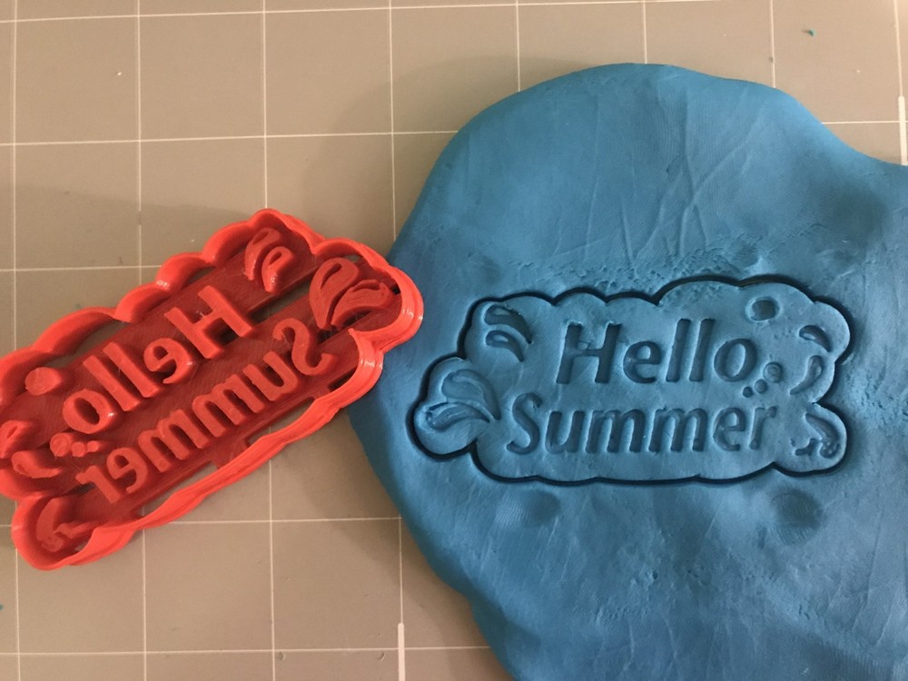 Hello Summer Cookie Cutter