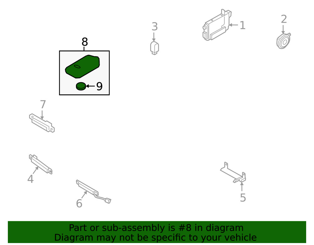 Genuine Kia Transmitter 95440-J5010