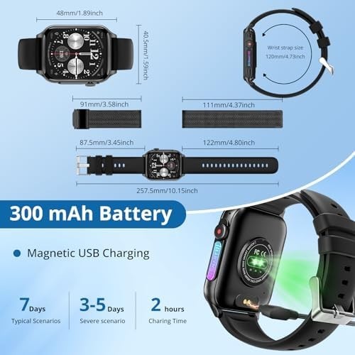 Reloj Inteligente de Mujer Hombre para Iphone Apple Samsung Android y Bluetooth