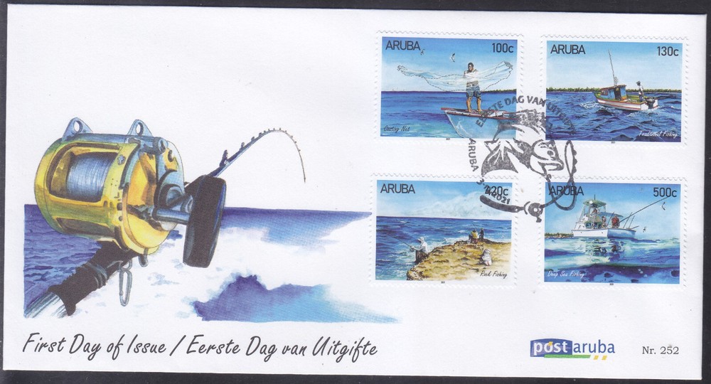 Aruba Issue FDC 2021 (252) Fishing