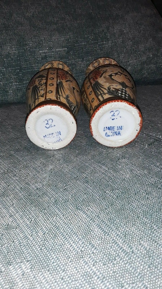 A pair of vases