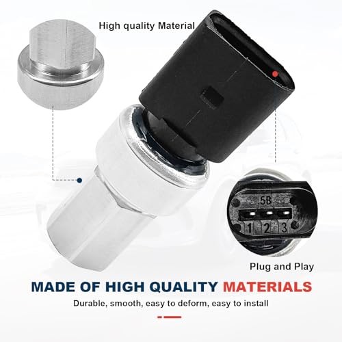 A/C Air Conditioner Pressure Sensor Switch Compatible with VW Conditioner 2000