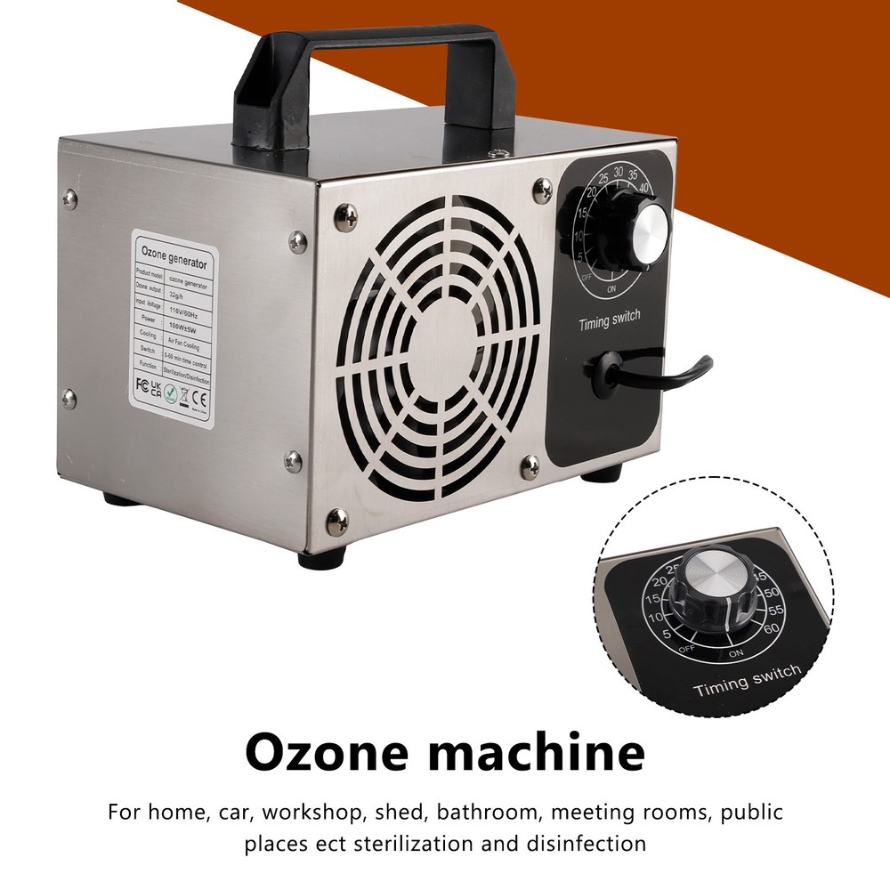 Ozone Generator Machine Pro Air Purifier Ionizer Ozonator 32g/h E4