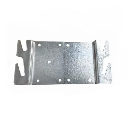 Heavy Duty Universal Wood Bed Rail Hook Plates - 2 Pcs Frame Bracket Replacement