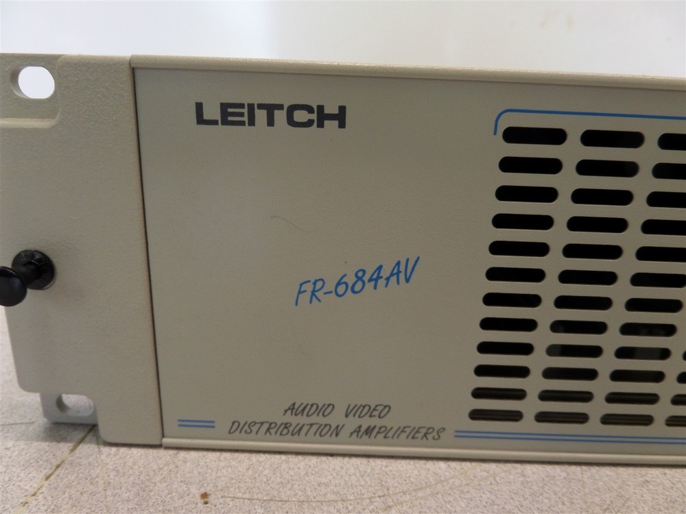 Leitch FR-684AV Audio Video Distribution Amplifier