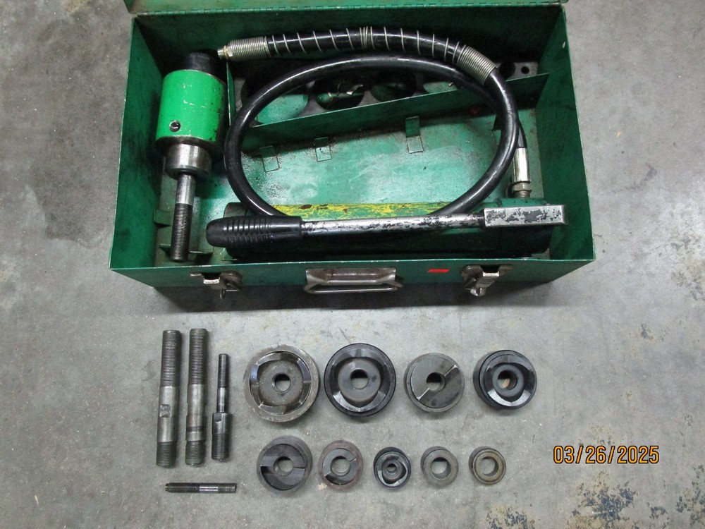 Greenlee Hydraulic Punch w Dies..