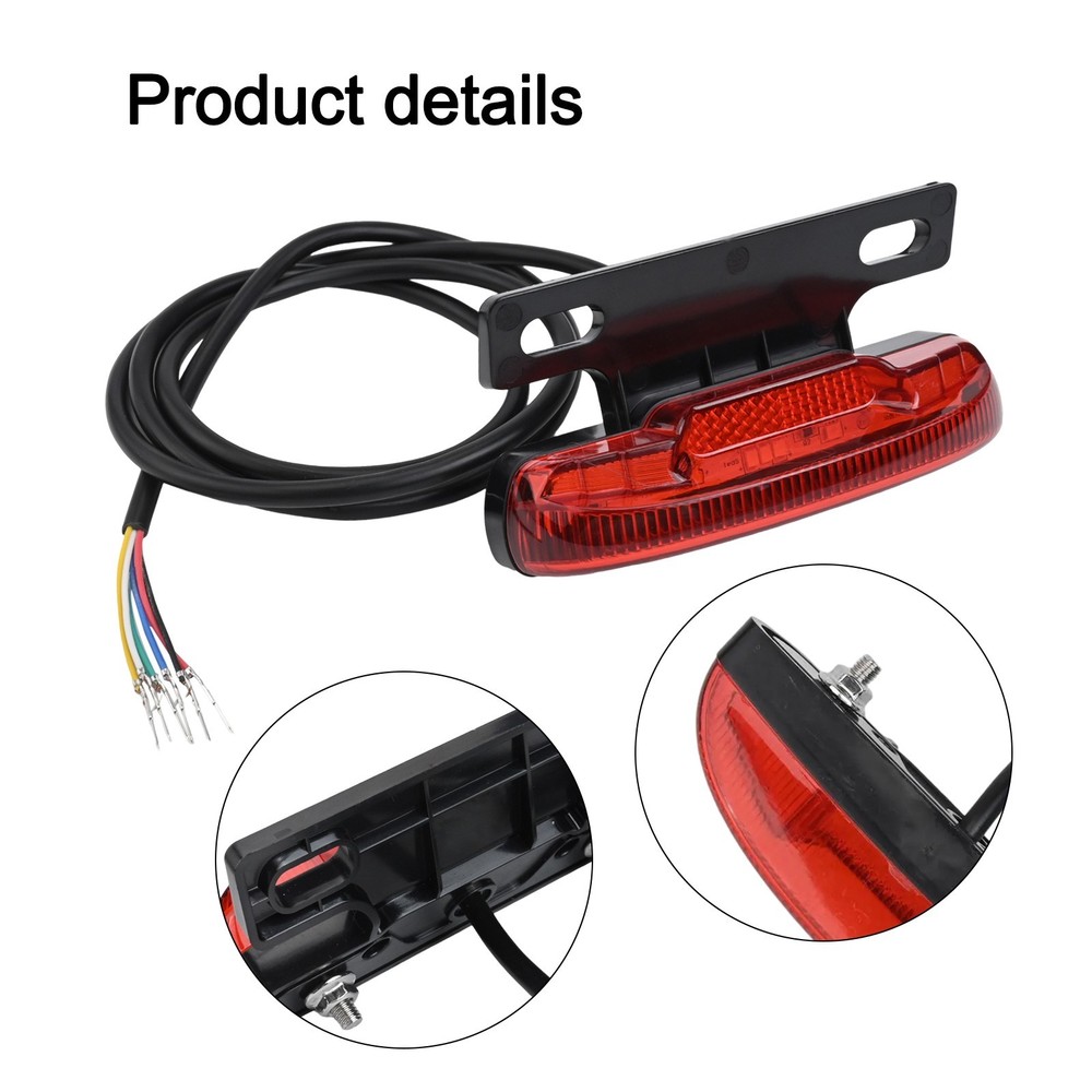 Reliable Waterproof Rear Light System Designed Specifically for EBikes