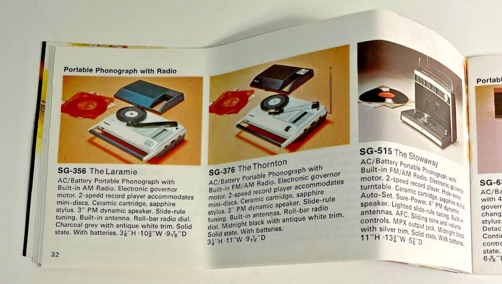 VINTAGE PANASONIC CATALOG BOOKLET MINI COMPLETE LINE 75 Pages