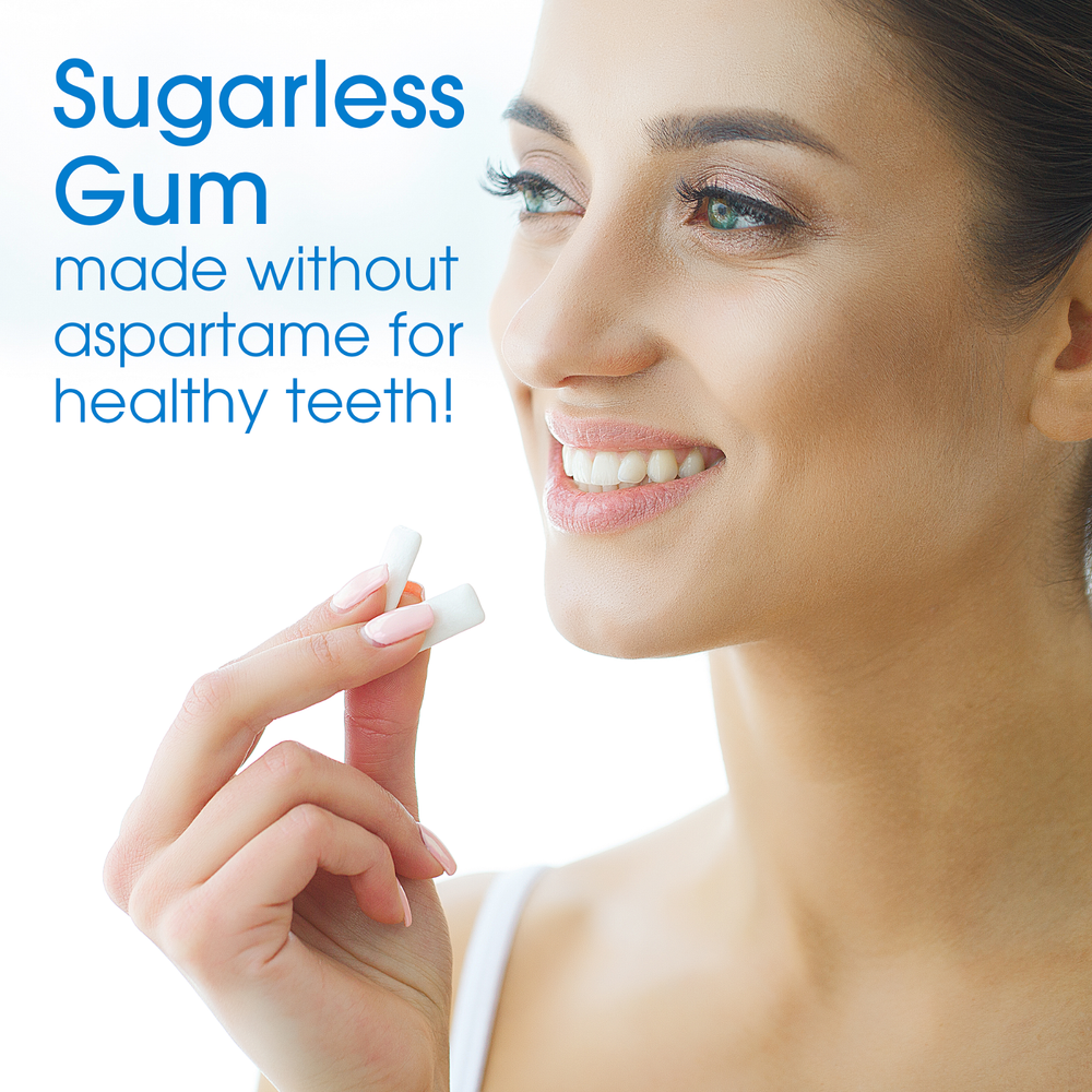 Evergreen Sweets Peppermint Gum 100 count 3 Pack Jar