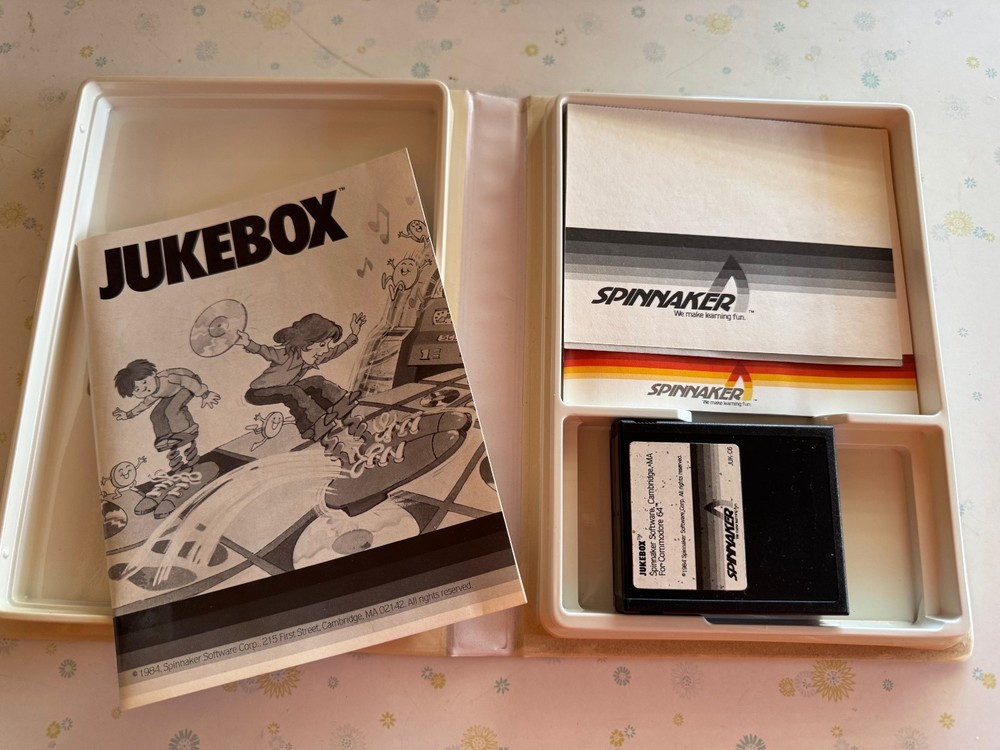 Jukebox for Commodore 64, Cartridge, Spinnaker Software, 1984