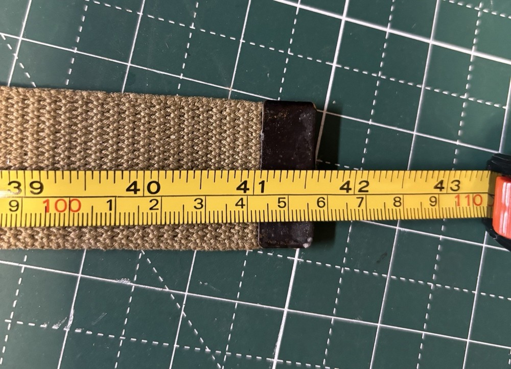 WW2 USMC Rare Web Belt With Snaps Mint Condition