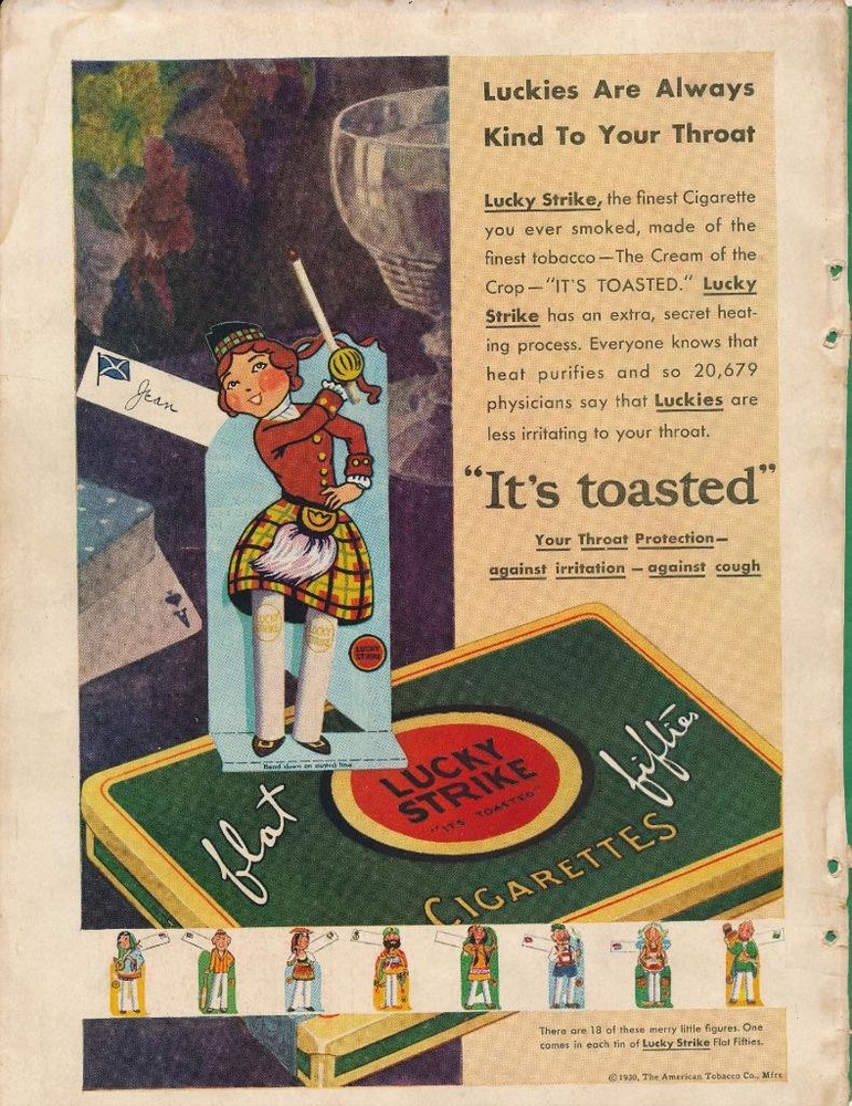 Magazine Ad - 1930 - Lucky Strike cigarettes