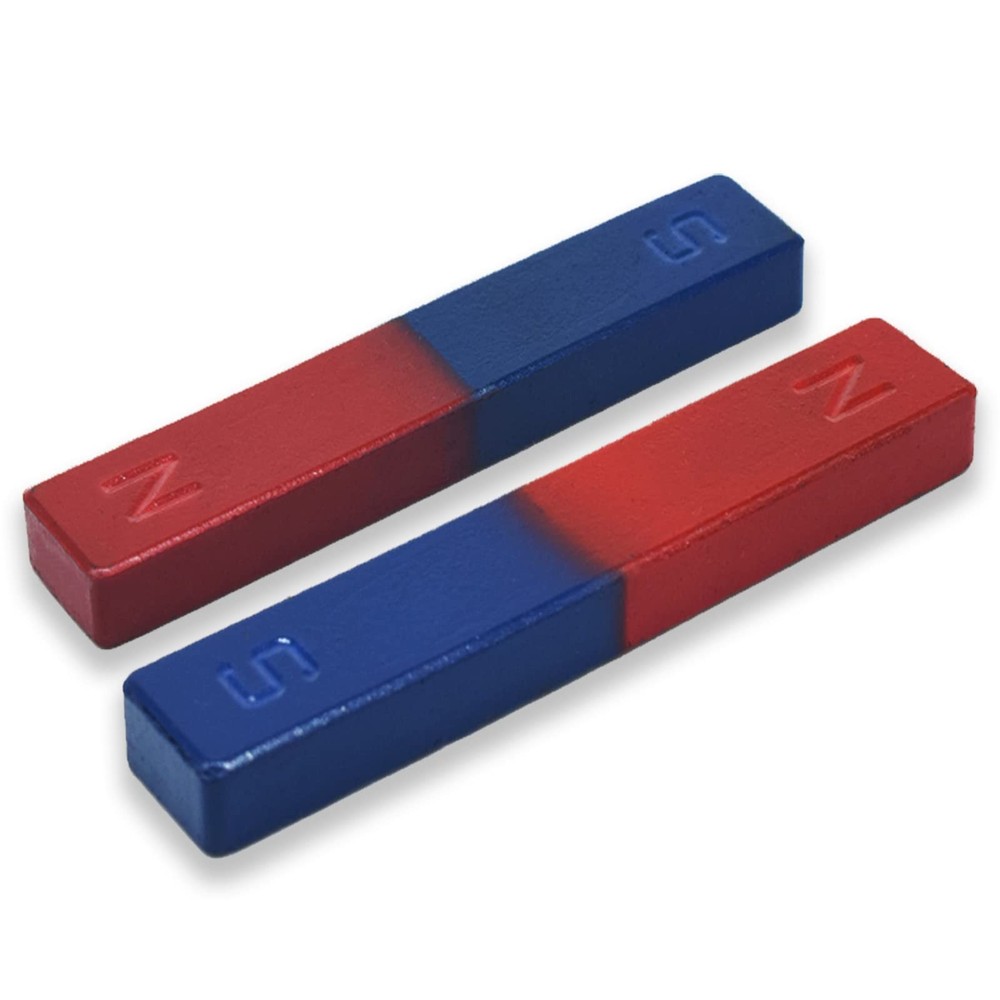 2 Pack Bar Magnet for Kids Science Experiment Education