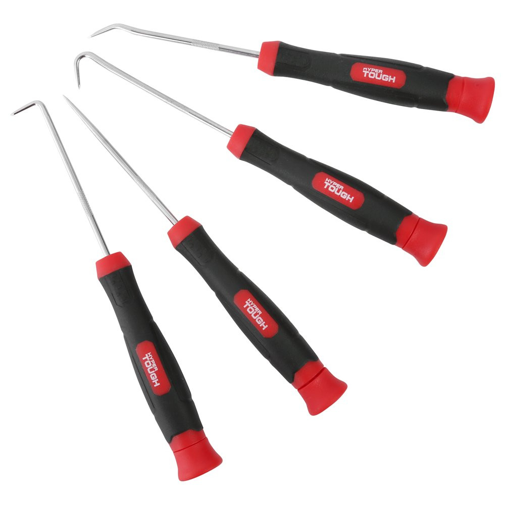 Curved Hook, Complex Hook, 90 Degree Hook Automotive Electrical work 4-Piece