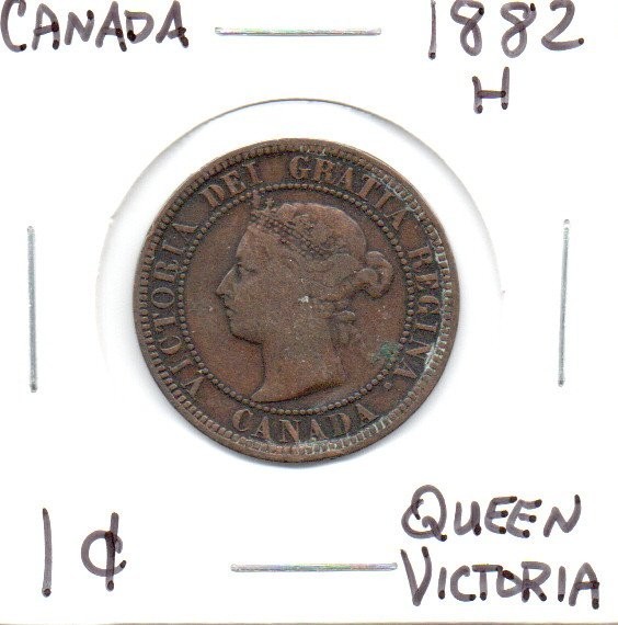 1882 H Canada Large Cent