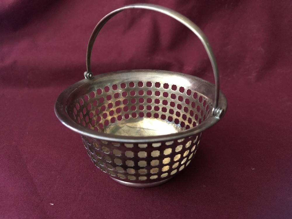 Vintage Gorham Sterling Sugar Cube Basket