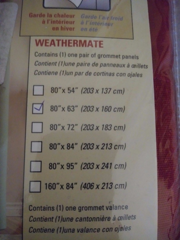 Thermalogic Insulated Curtain
