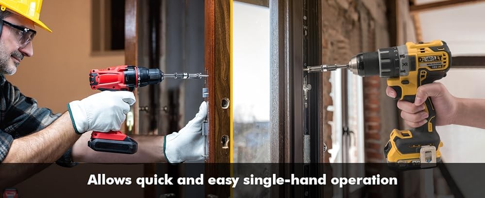 Spring-loaded Screw Holder Bit, Anti-drop Screwdriver Bit, Single-Hand