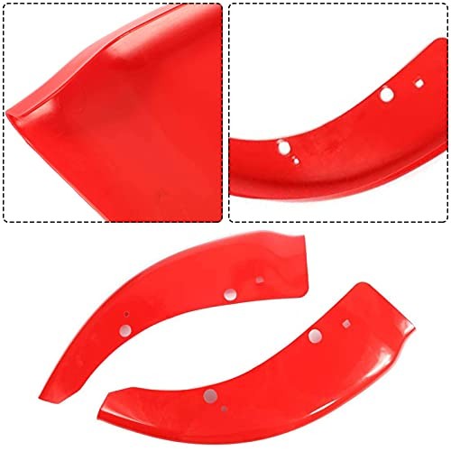 Front Bumper Lip Splitter Protector Replacement for 2015-2024 2025 Dodge Red 2