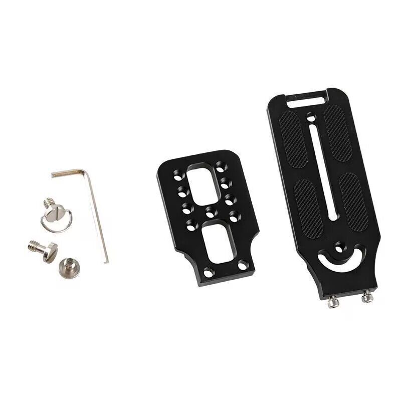 2pcs L-Bracket Quick Release Plate For Camera DSLR Camcorder Nonslip Bracket