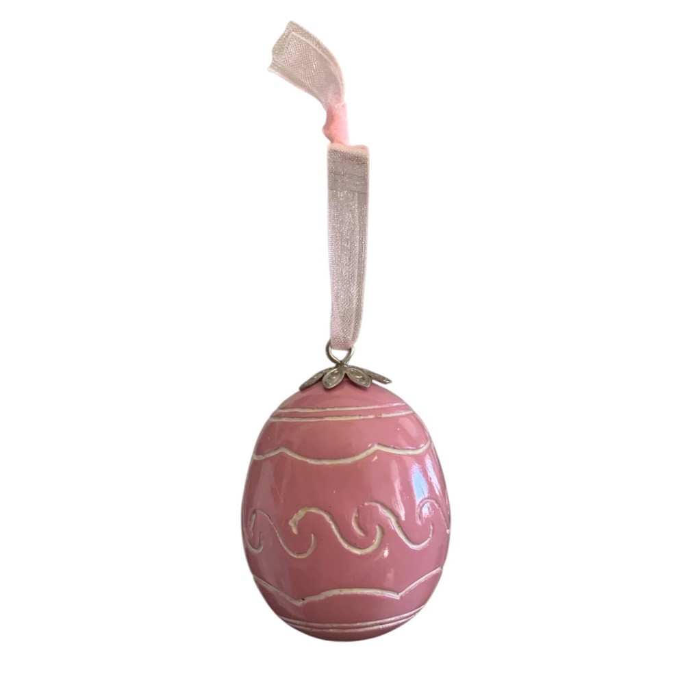 Avon Easter Hanging Egg Ornaments Pack of 6 Pastel Easter Egg Decorations New