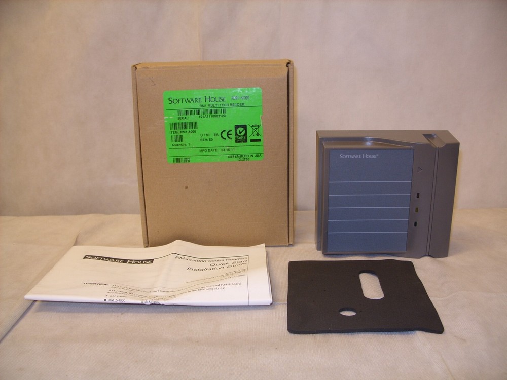 Software House RM1 RM1-4000 Multi-Tech Wall Mount Access Control Reader Damaged