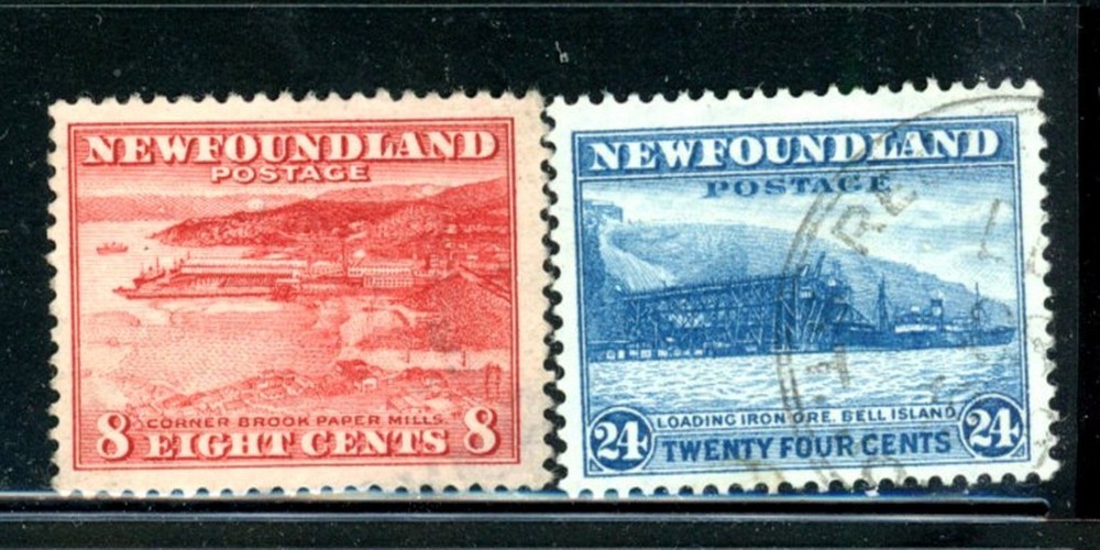 Newfoundland Scott # 209, 210 - Used - Nice Centering                (20-C251)